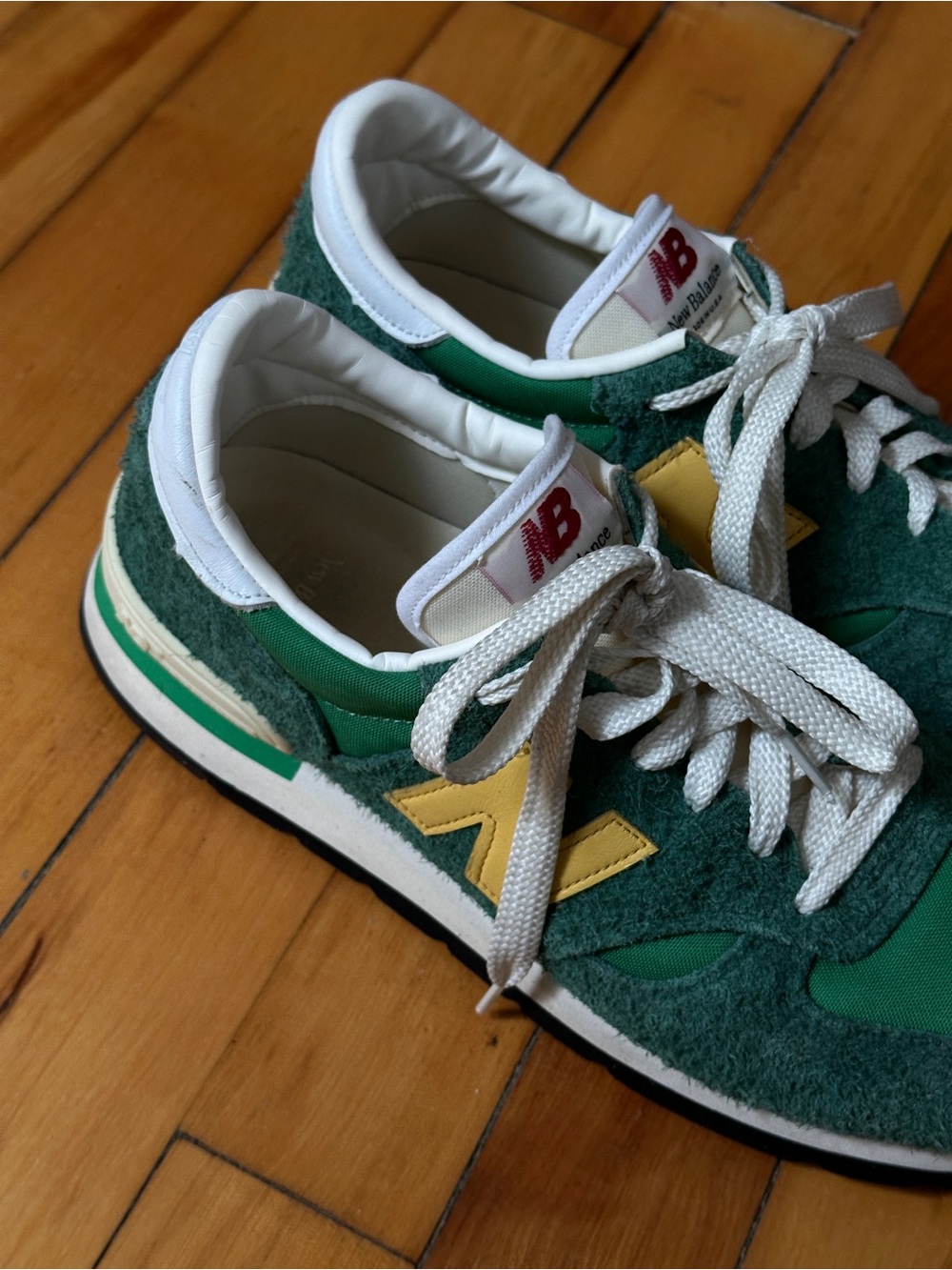 New Balance x Teddy Santis 990v1 Made in USA Green Gold, men's 12 - Picture 7 of 7